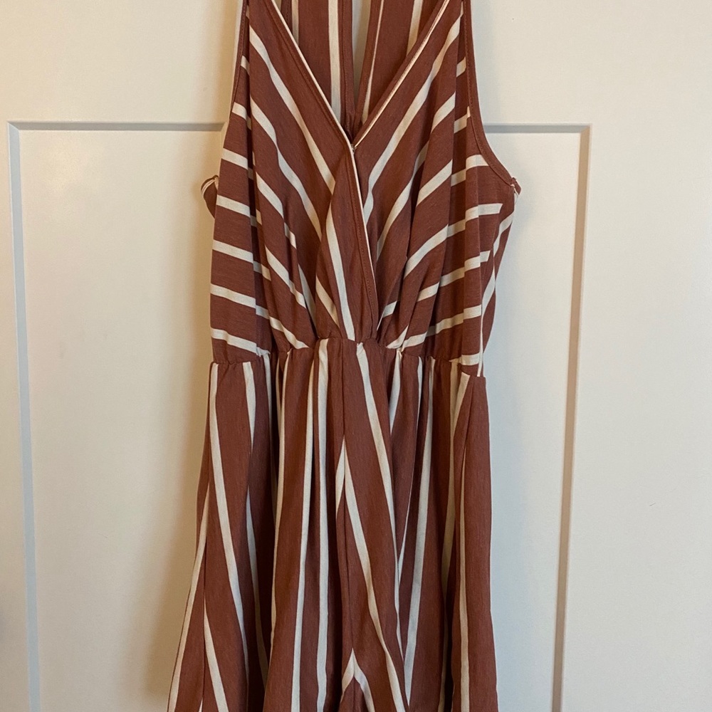 Washed maroon coloured romper